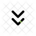پیش‌نمایش فایل double-down-arrow-6053819 از پک فلش‌ها