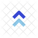 پیش‌نمایش فایل double-up-arrow-6054090 از پک فلش‌ها