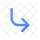 پیش‌نمایش فایل corner-down-right-6822826 از پک فلش‌ها