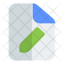 پیش‌نمایش فایل edit-document-6886809 از پک رابط کاربری