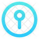 پیش‌نمایش فایل keyhole-circle-7281503 از پک امنیت