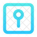 پیش‌نمایش فایل keyhole-square-7281506 از پک امنیت