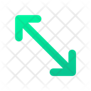 پیش‌نمایش فایل arrow-resize-diagonal-7480072 از پک فلش‌ها