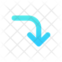 پیش‌نمایش فایل corner-right-down-7480104 از پک فلش‌ها