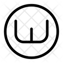 پیش‌نمایش فایل circle-w-letter-8328587 از پک عدد و حروف