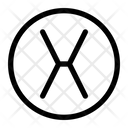 پیش‌نمایش فایل circle-x-letter-8328588 از پک عدد و حروف