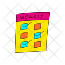 پیش‌نمایش فایل weekly-planner-9130574 از پک فعالیت - رنگارنگ