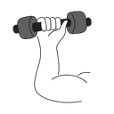 پیش‌نمایش فایل dumbell-9581107 از پک تمرین و ورزش