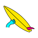 پیش‌نمایش فایل surfing-board-9702048 از پک ورزش