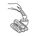 پیش‌نمایش فایل churros-9833169 از پک غذاها