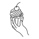 پیش‌نمایش فایل cupcake-9833173 از پک غذاها