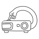 پیش‌نمایش فایل video-projector-10097177 از پک دستگاه