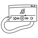 پیش‌نمایش فایل audio-player-10130189 از پک رابط کاربری
