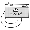 پیش‌نمایش فایل error-alert-10130245 از پک رابط کاربری