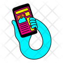 پیش‌نمایش فایل mobile-device-display-10130311 از پک رابط کاربری