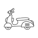 پیش‌نمایش فایل moped-10198051 از پک حمل و نقل