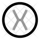 پیش‌نمایش فایل circle-x-letter-11051019 از پک عدد و حروف