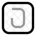 پیش‌نمایش فایل square-j-letter-11051060 از پک عدد و حروف
