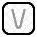پیش‌نمایش فایل square-v-letter-11051078 از پک عدد و حروف