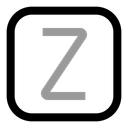 پیش‌نمایش فایل square-z-letter-11051082 از پک عدد و حروف