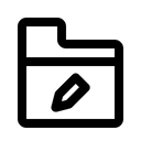 پیش‌نمایش فایل edit-folder-1470249 از پک پوشه