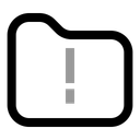 پیش‌نمایش فایل danger-folder-11525853 از پک فایل و پوشه