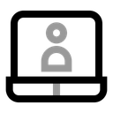 پیش‌نمایش فایل laptop-video-call-11491680 از پک ارتباطات شبکه