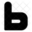 پیش‌نمایش فایل b-letter-12860692 از پک عدد و حروف