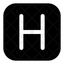 پیش‌نمایش فایل square-h-letter-12860661 از پک عدد و حروف