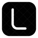 پیش‌نمایش فایل square-l-letter-12860665 از پک عدد و حروف