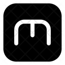 پیش‌نمایش فایل square-m-letter-12860666 از پک عدد و حروف