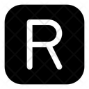 پیش‌نمایش فایل square-r-letter-12860673 از پک عدد و حروف