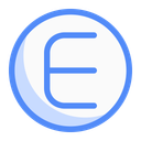 پیش‌نمایش فایل circle-e-letter-13629631 از پک عدد و حروف
