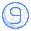 پیش‌نمایش فایل circle-nine-13629644 از پک عدد و حروف