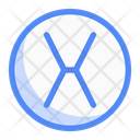 پیش‌نمایش فایل circle-x-letter-13629659 از پک عدد و حروف