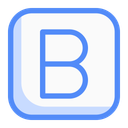 پیش‌نمایش فایل square-b-letter-13629689 از پک عدد و حروف
