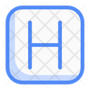 پیش‌نمایش فایل square-h-letter-13629698 از پک عدد و حروف