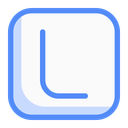 پیش‌نمایش فایل square-l-letter-13629702 از پک عدد و حروف