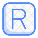 پیش‌نمایش فایل square-r-letter-13629710 از پک عدد و حروف