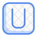 پیش‌نمایش فایل square-u-letter-13629717 از پک عدد و حروف