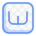 پیش‌نمایش فایل square-w-letter-13629719 از پک عدد و حروف