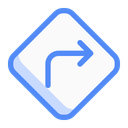 پیش‌نمایش فایل turn-right-13897922 از پک علامت و نماد