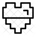 پیش‌نمایش فایل half-pixel-heart-14698880 از پک بازی