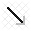 پیش‌نمایش فایل down-right-arrow-1738585 از پک فلش