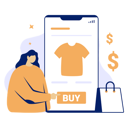 پیش‌نمایش فایل girl-doing-online-shopping-8044248 از پک تجارت الکترونیک و فروشگاه آنلاین