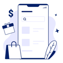 پیش‌نمایش فایل shopping-application-8044303 از پک تجارت الکترونیک و فروشگاه آنلاین