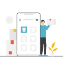پیش‌نمایش فایل online-shopping-app-8044588 از پک تجارت الکترونیک و فروشگاه آنلاین