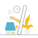 پیش‌نمایش فایل shopping-order-delivery-8044593 از پک تجارت الکترونیک و فروشگاه آنلاین