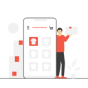 پیش‌نمایش فایل online-shopping-app-8044690 از پک تجارت الکترونیک و فروشگاه آنلاین