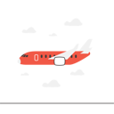 پیش‌نمایش فایل airplane-8044845 از پک حمل و نقل